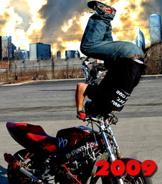 Dave LeBlanc 2009 Finally put to the test with his Front Flip dismount