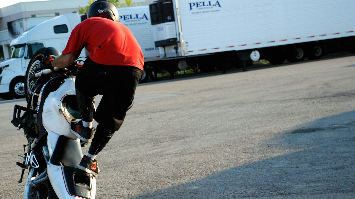 LB Combo wheelie
